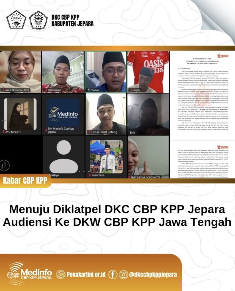 DKC CBP KPP JEPARA MELAKSANAKAN AUDIENSI KEPADA DKW CBP KPP JAWA TENGAH screenshot